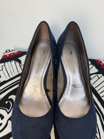 Tamaris Touch Pumps maat 38 blauw