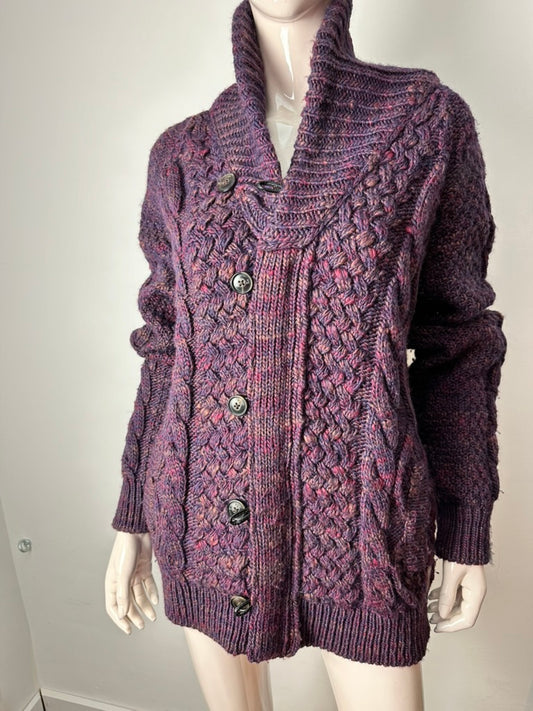 Scotch & Soda superknit vest met kabelpatroon maat L (unisex)
