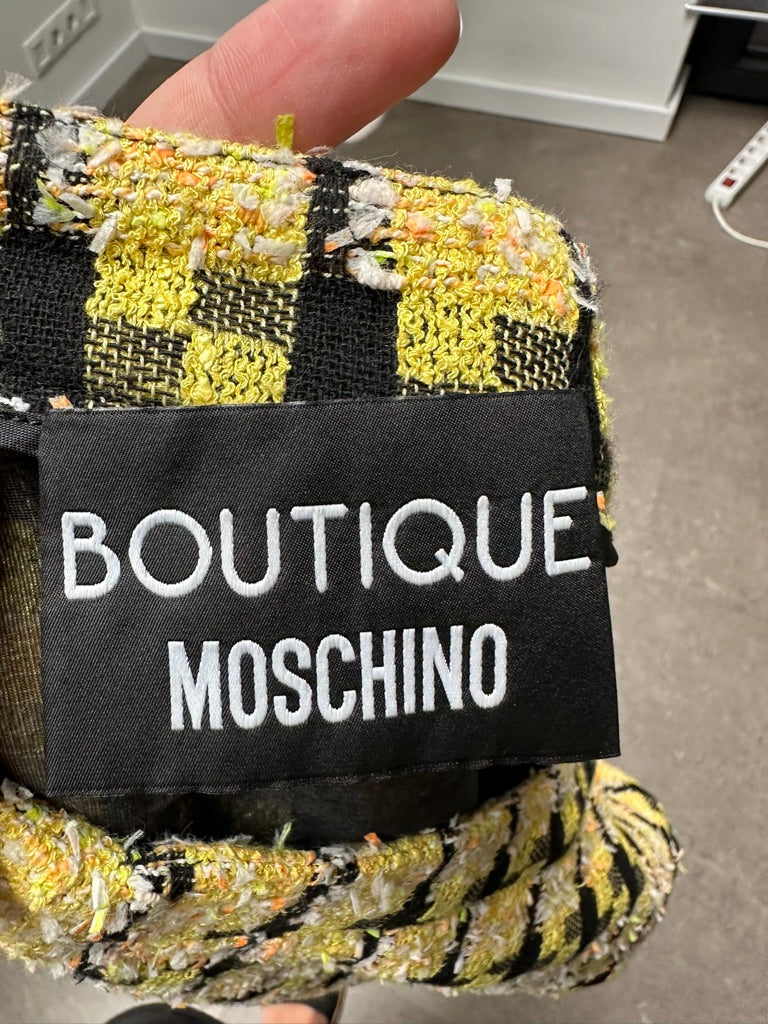 Boutique Moschino gele rok maat 40