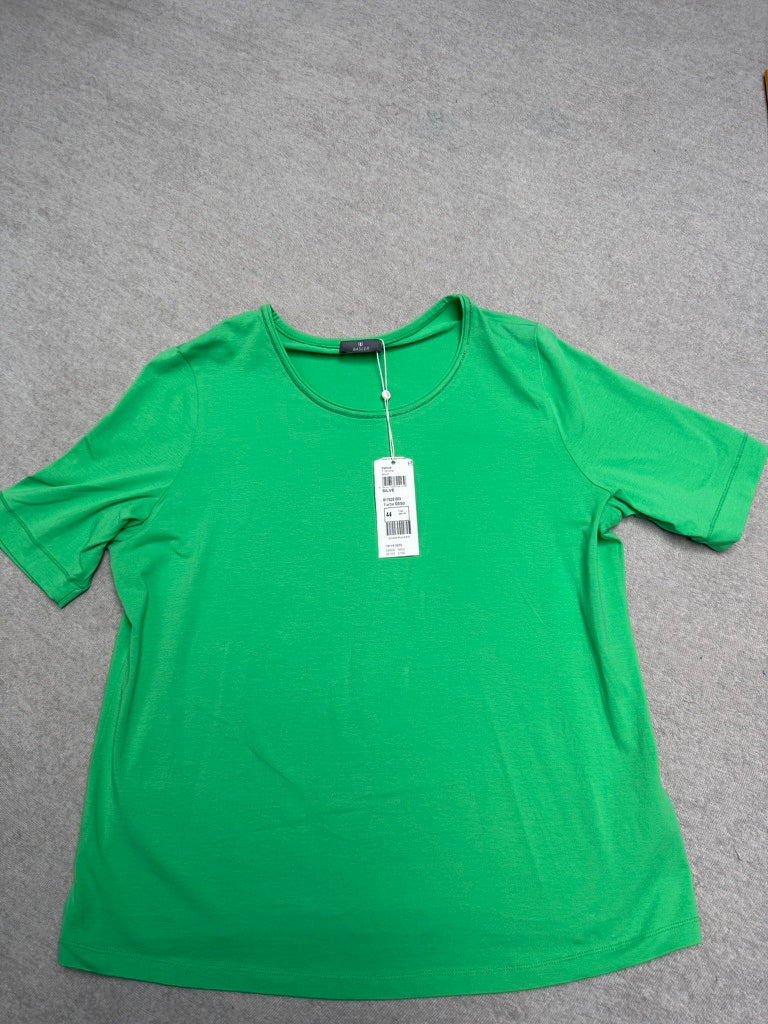 BASLER - T-shirt - groen, ronde hals, korte mouwen - XL