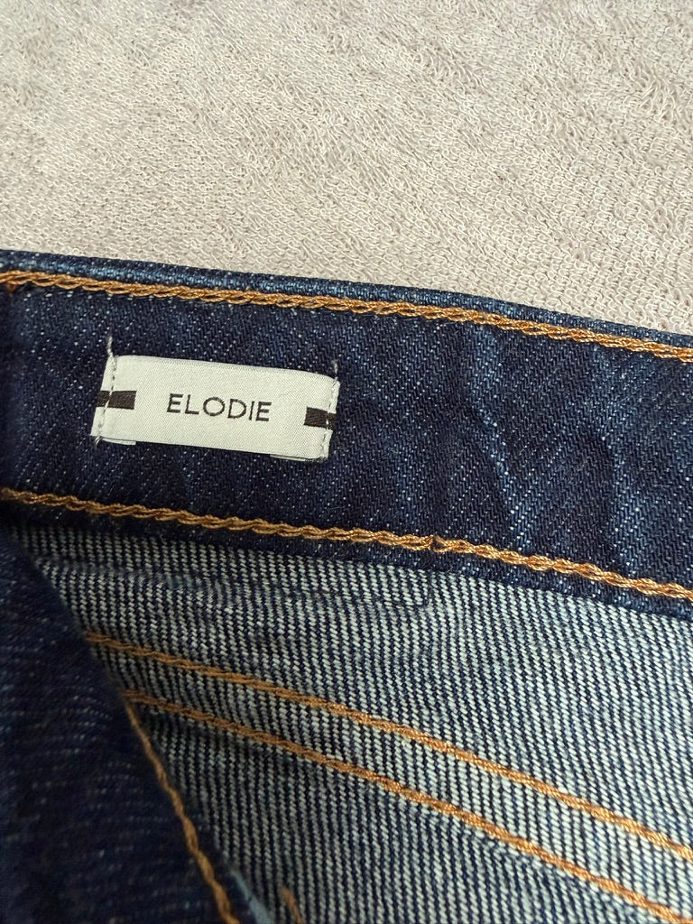 COJ Cup of Joe Denim Elodie Wide Straight Jeans W30 L30 – Donkerblauwe Raw Denim Jeans van 100% Katoen