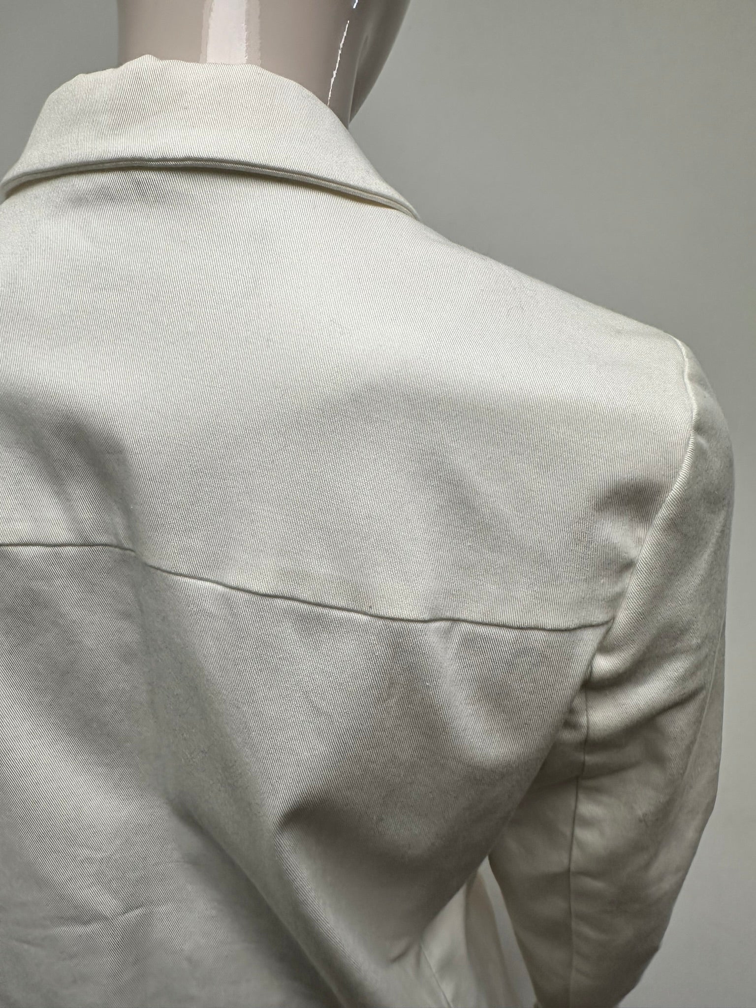 Zara recht jasje wit maat S