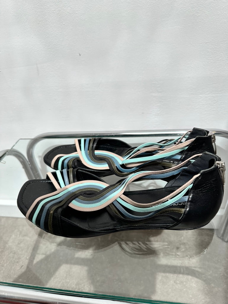 Sergio Rossi sandalen blauw maat 41,5