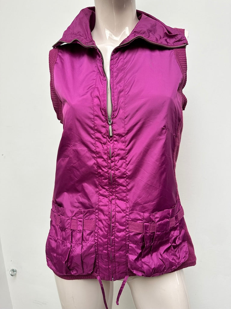 TAIFUN - Bodywarmer - paars, ritssluiting, opstaande kraag - L