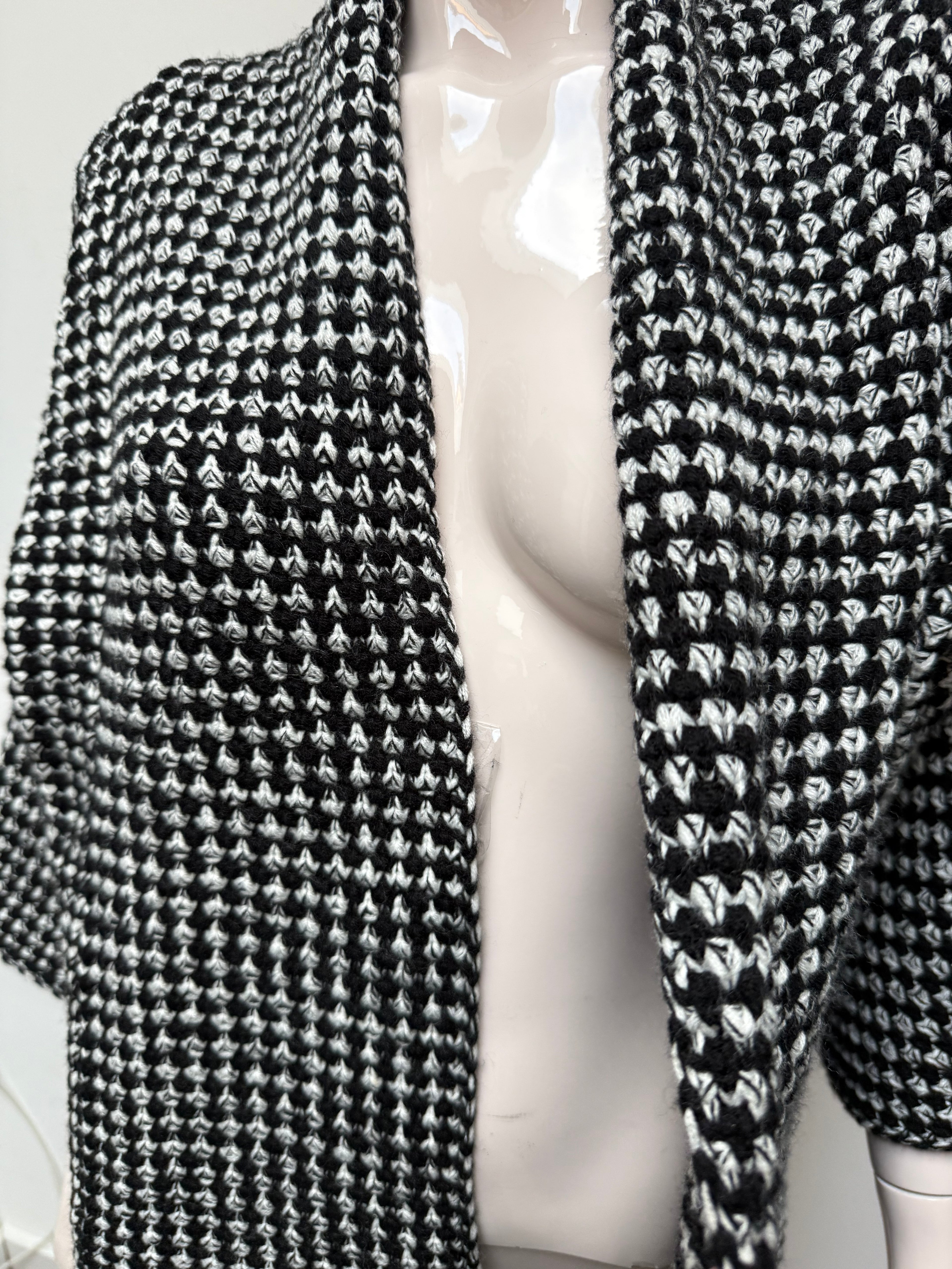 Rino et Pelle Vest maat 38 zwart; wit