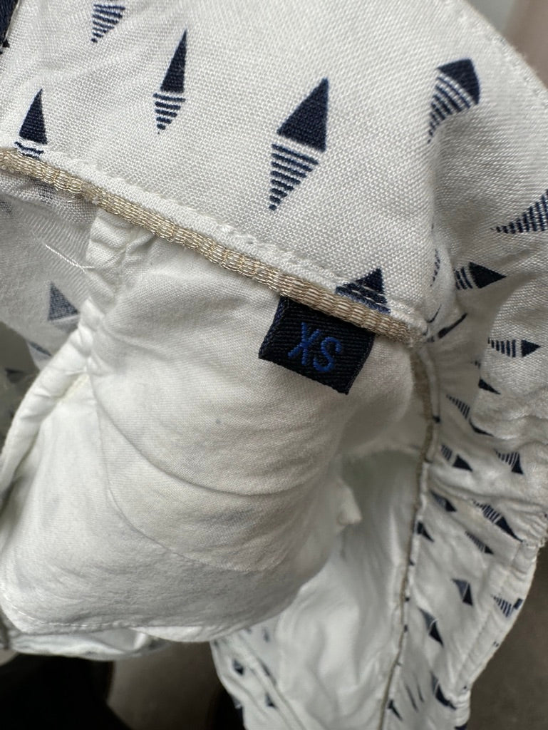 Gaastra witte broek met print maat XS