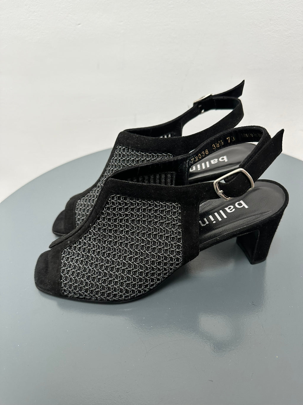 Ballin peeptoe Pumps maat 38,5 zwart