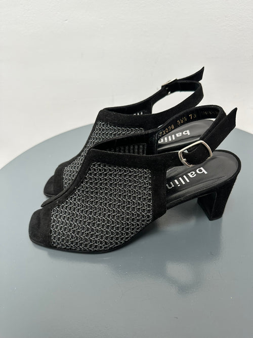Ballin peeptoe Pumps maat 38,5 zwart
