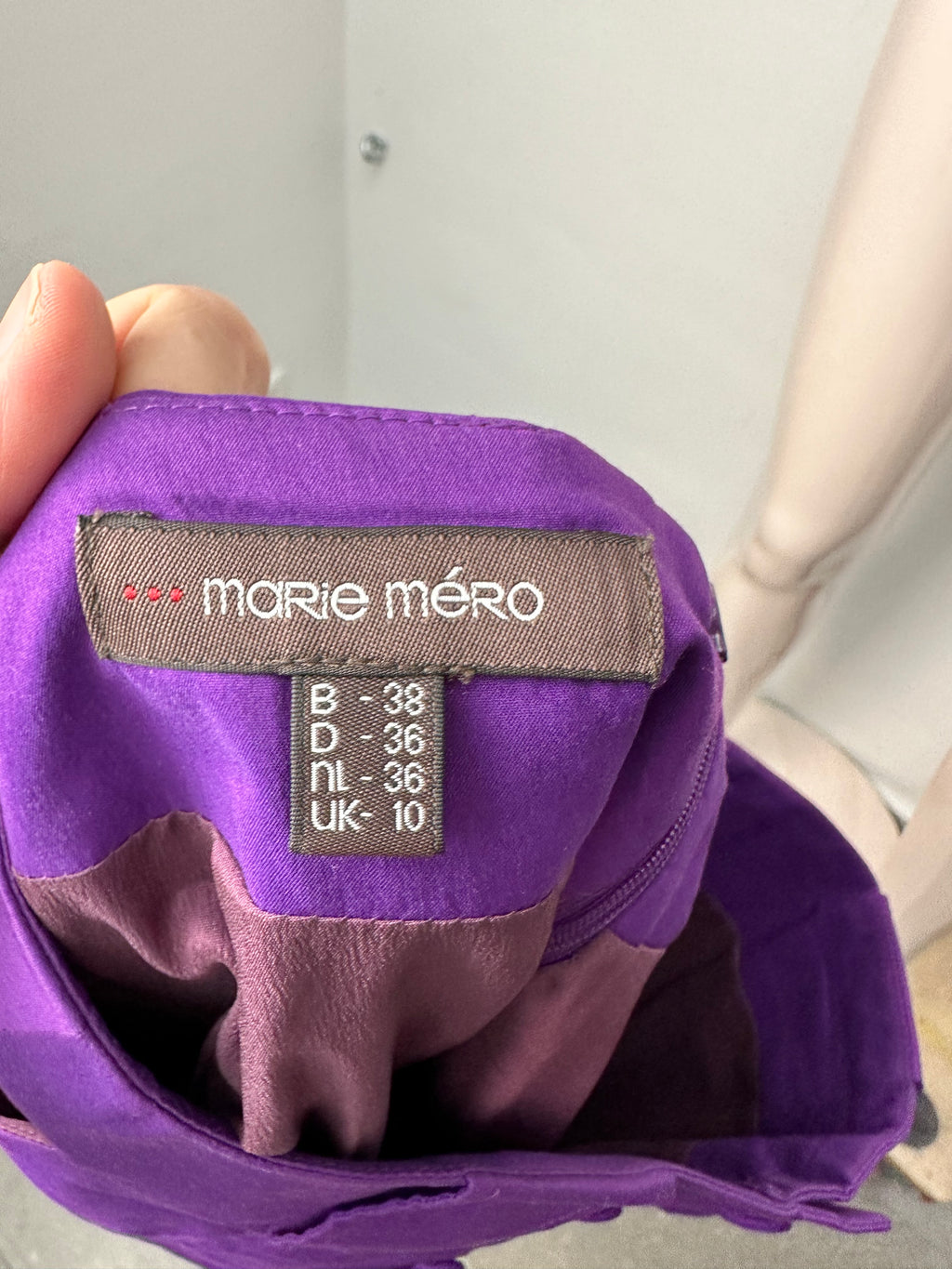 Marie Mero Rok maat 36 paars