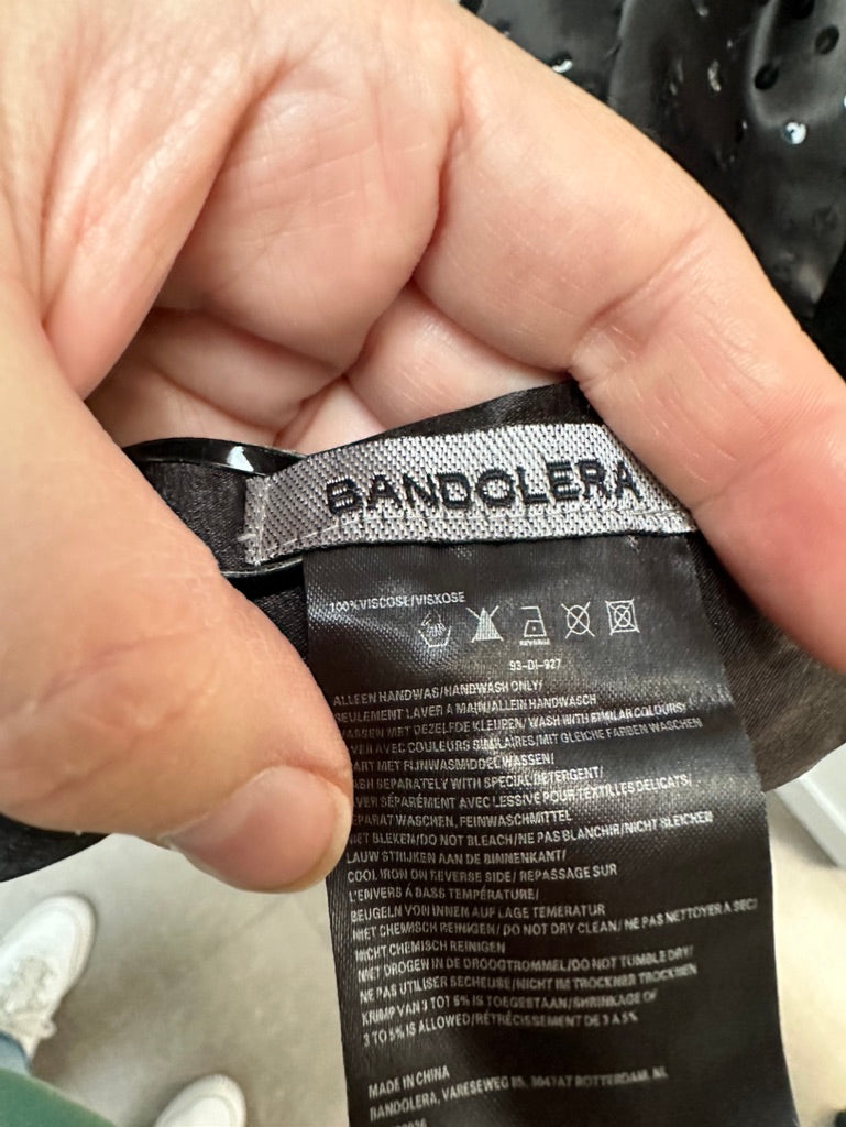 Bandolera Stola zwart nieuw