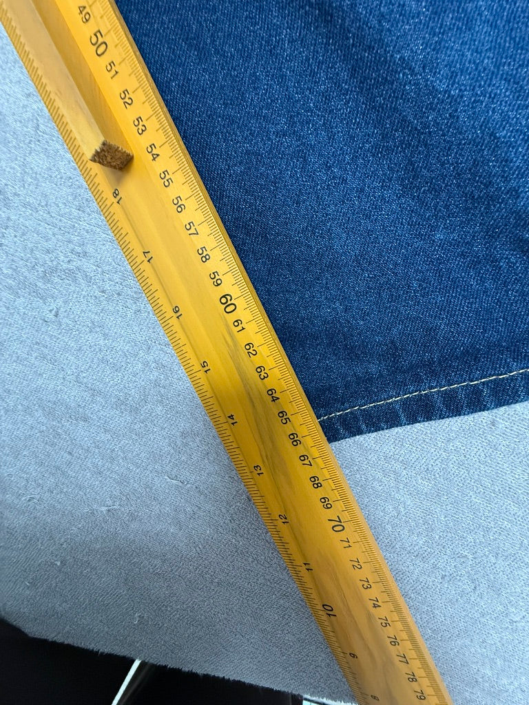 ba&sh - Broek - blauw, denim, rechte pijp - S