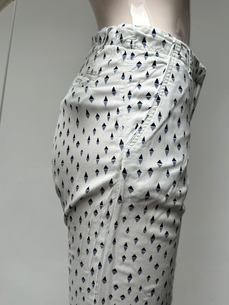 Gaastra witte broek met print maat XS