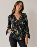 Vie ta vie Blouse maat M meerkleurig; zwart