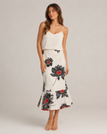 Elisa Cortes rok wit met bloemen maat 40