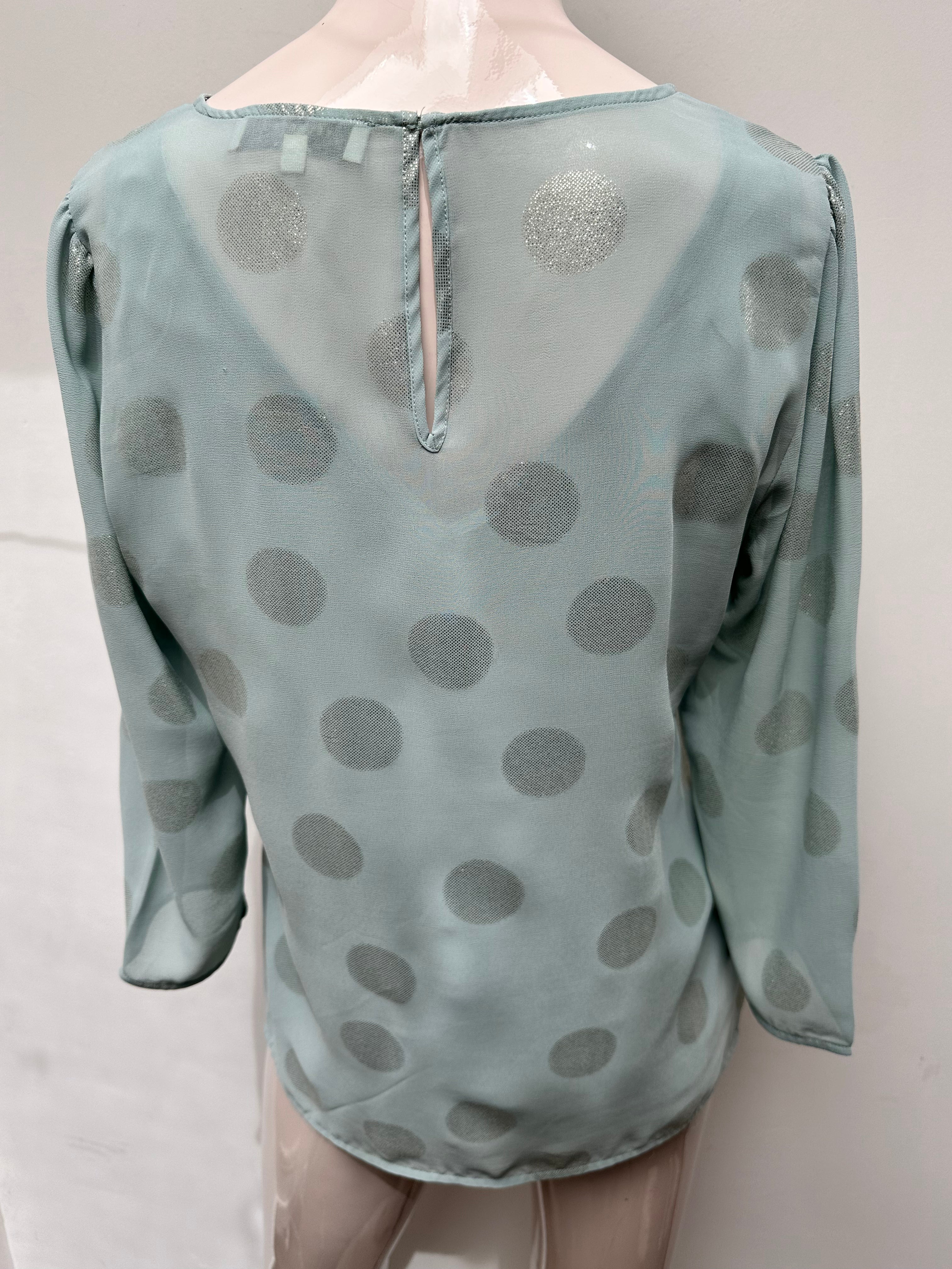 Selected Femme mintgroene blouse maat 36