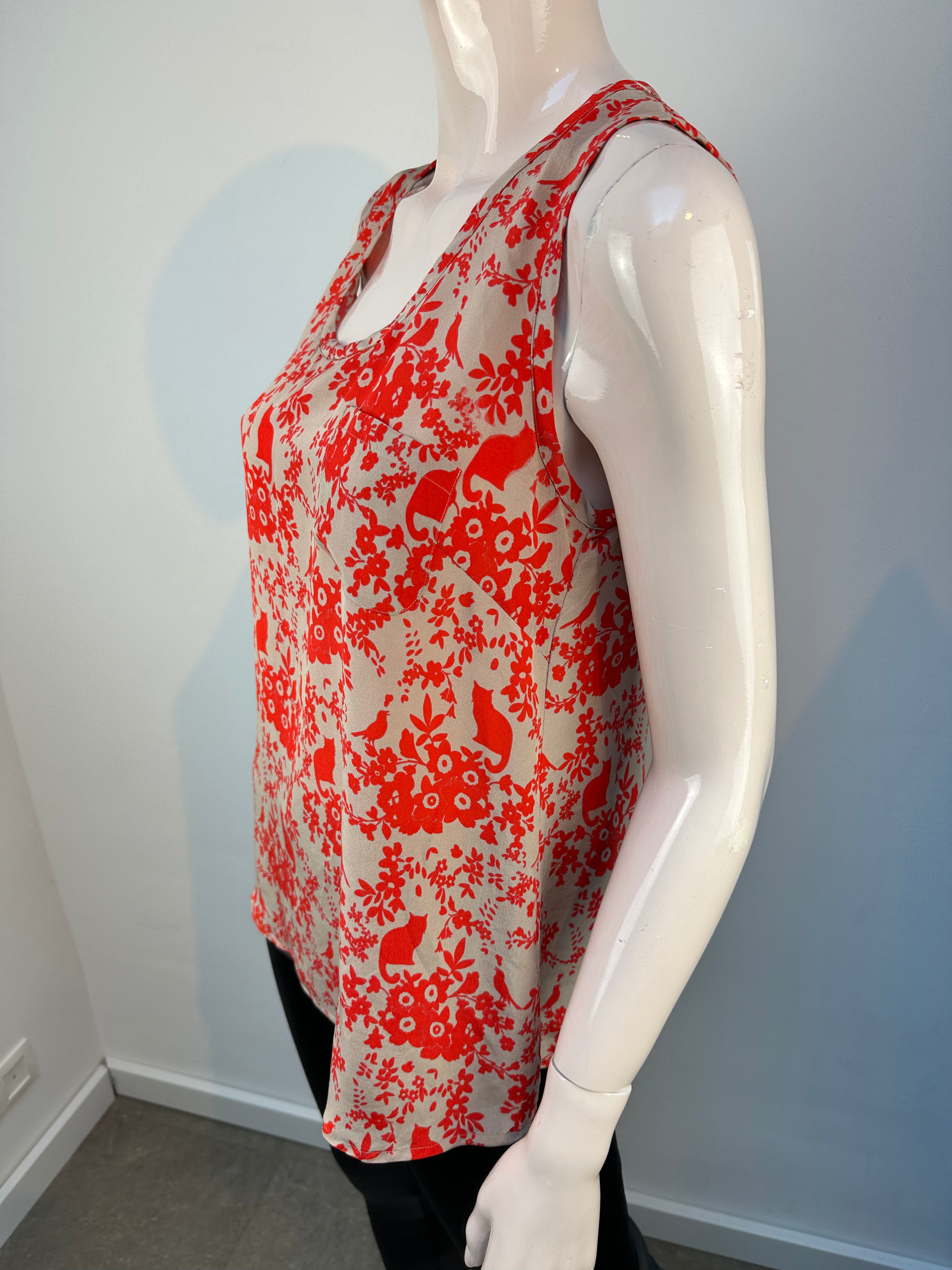 Paul & Joe Sister floral top maat 2