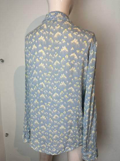 Samsøe & Samsøe blauwe blouse maat S