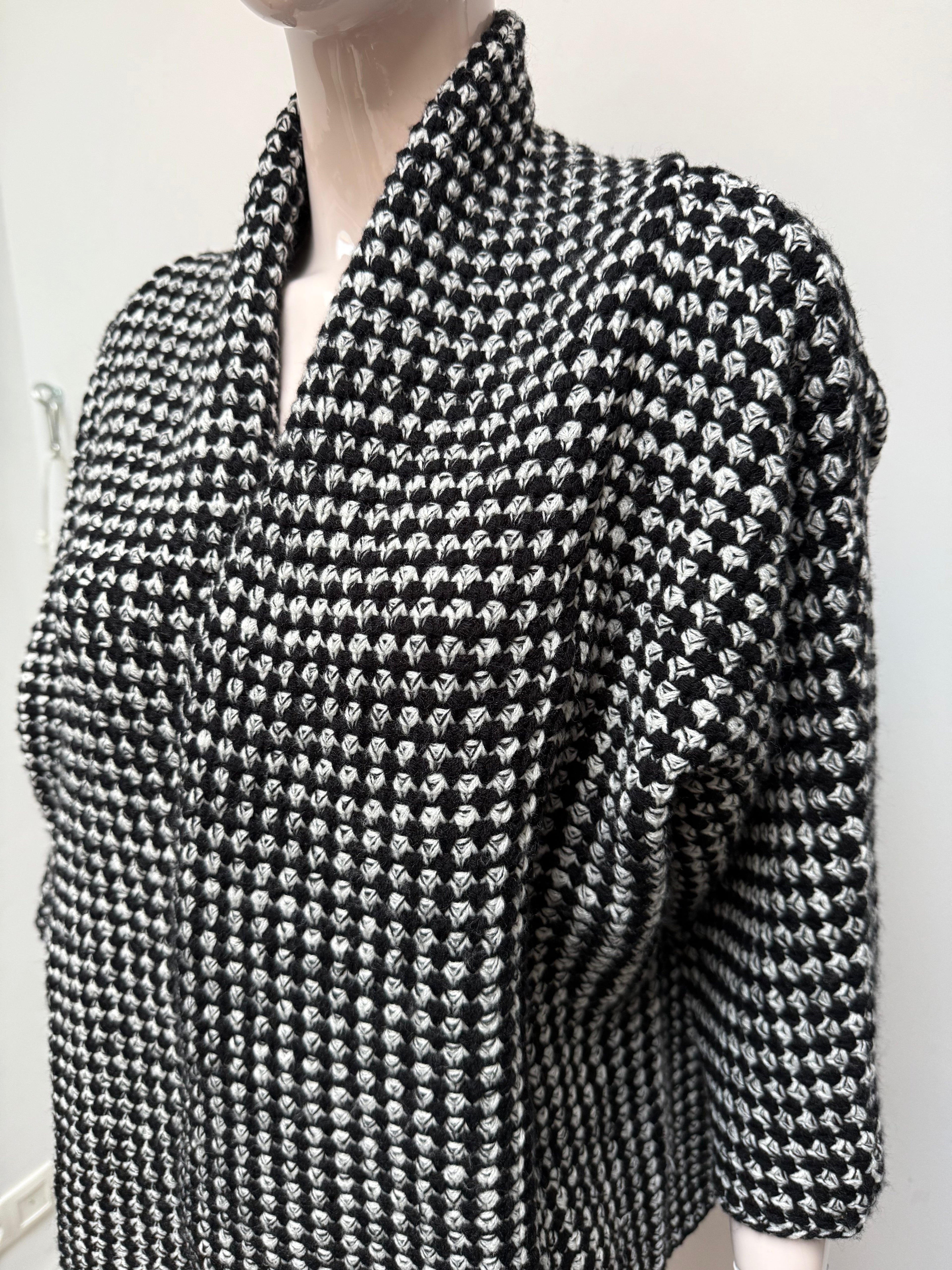 Rino et Pelle Vest maat 38 zwart; wit