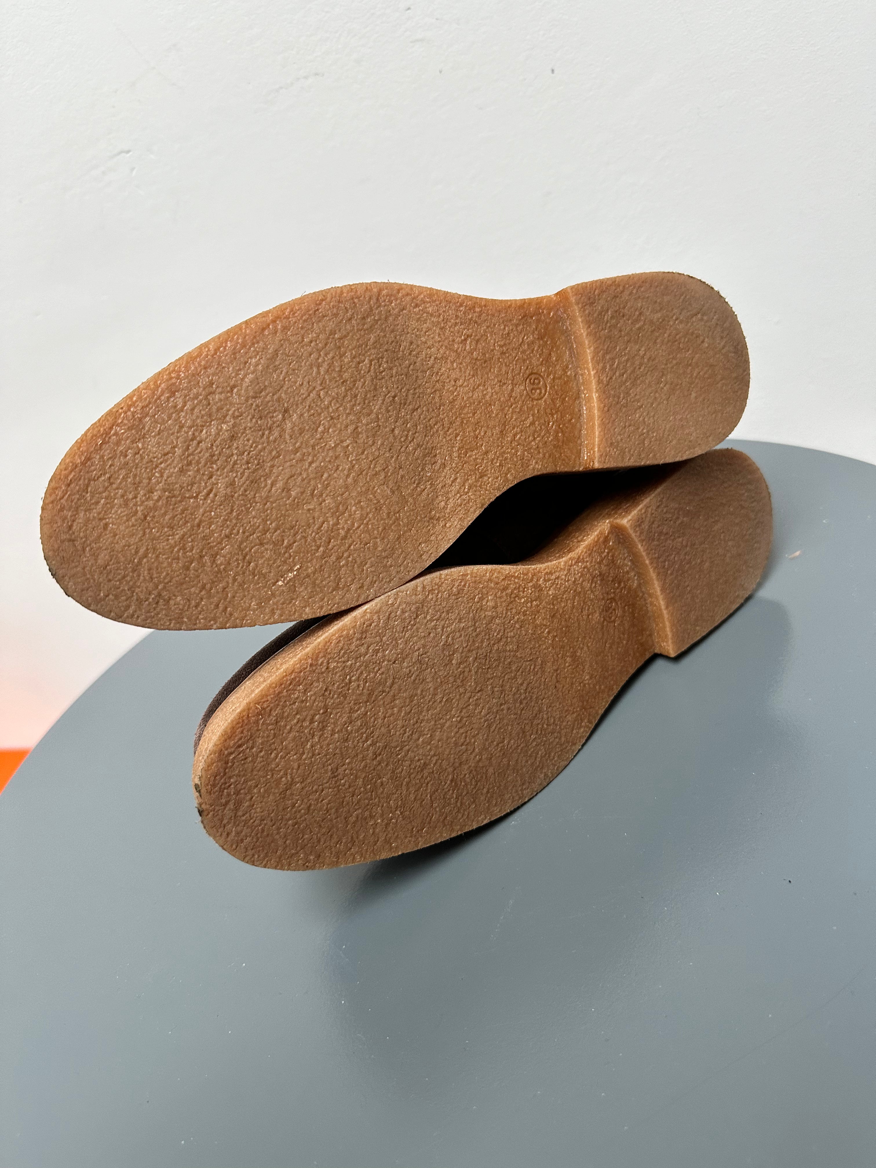 Capobello bruine veterlaarsjes suede maat 36