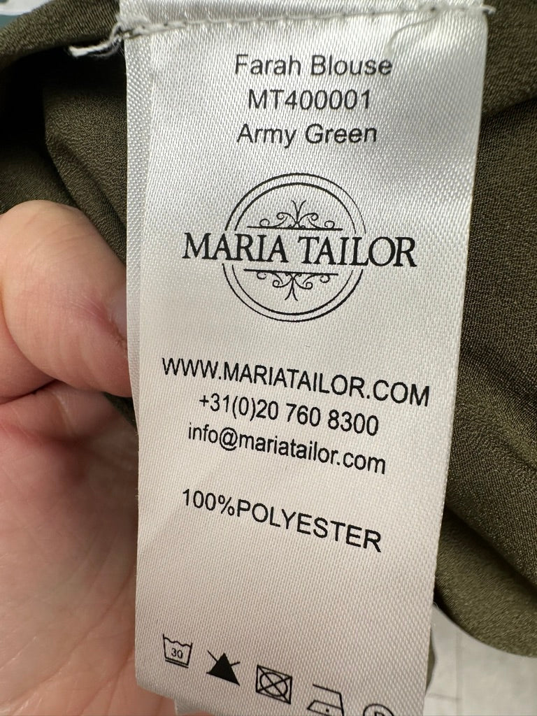 Maria Tailor khaki lange tuniek maat 36