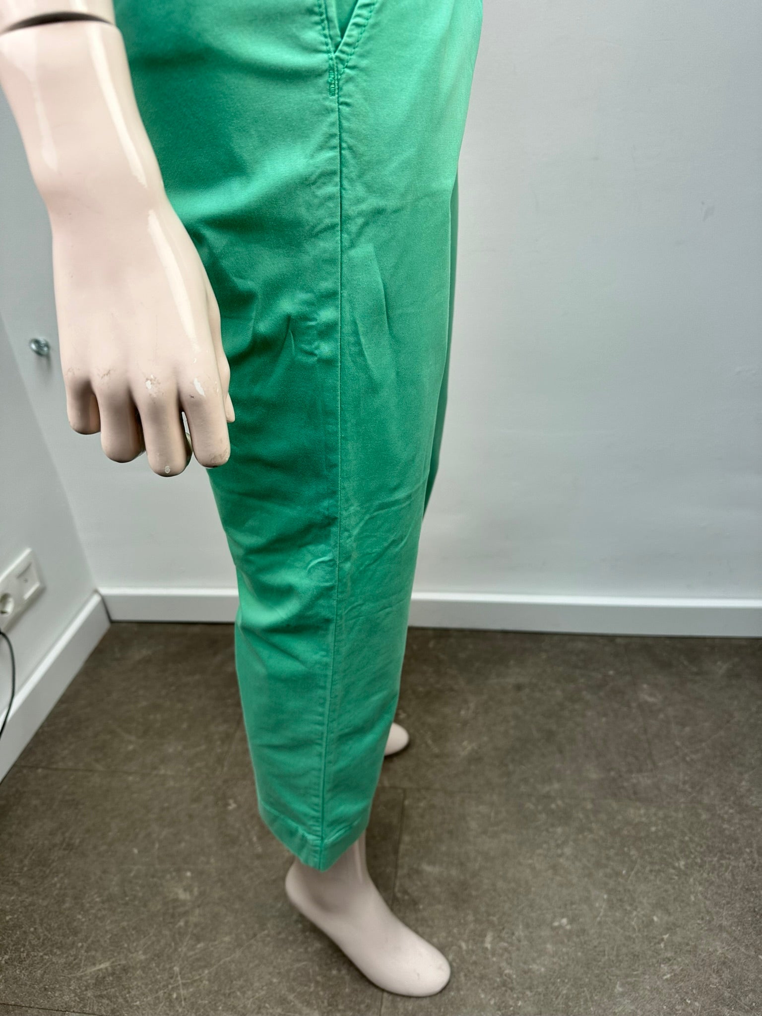 Moschino groene chino broek maat 40