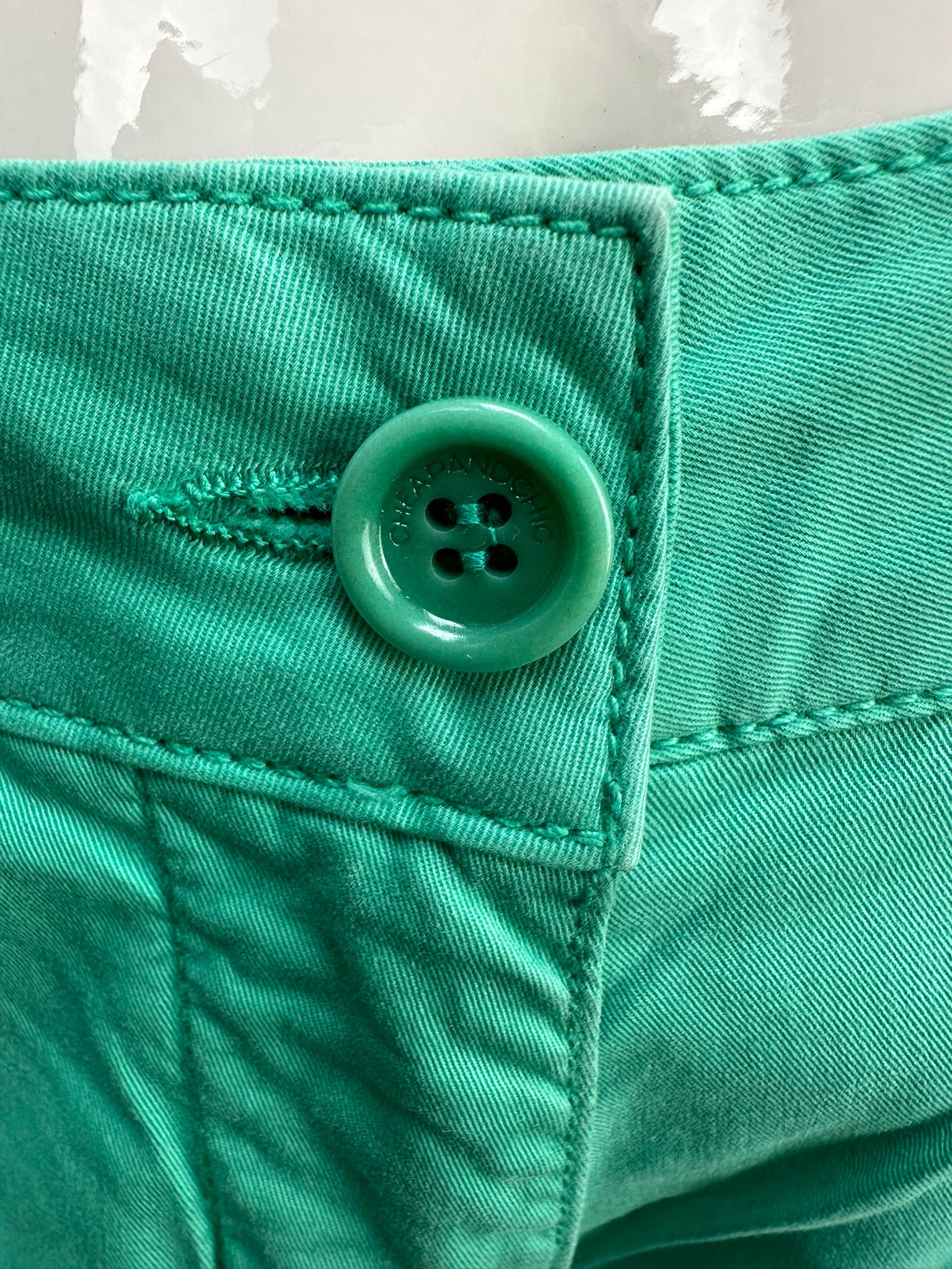 Moschino groene chino broek maat 40
