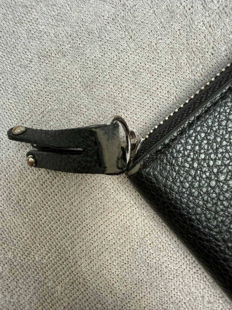 Liu Jo Accessories - Portemonnee - zwart kunstleer, ritssluiting rondom, goudkleurige studs - 1 maat