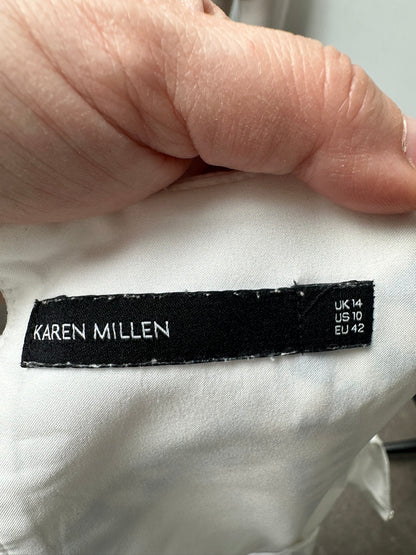 Karen Millen witte jurk maat 42