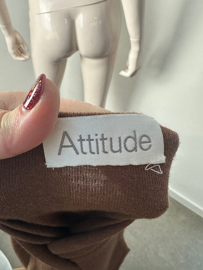 Attitude bruine omslagdoek