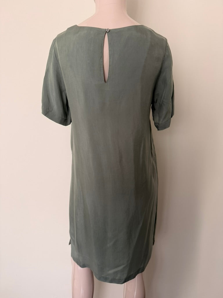 SISSY-BOY - Jurk - groen, V-hals, korte mouwen - S