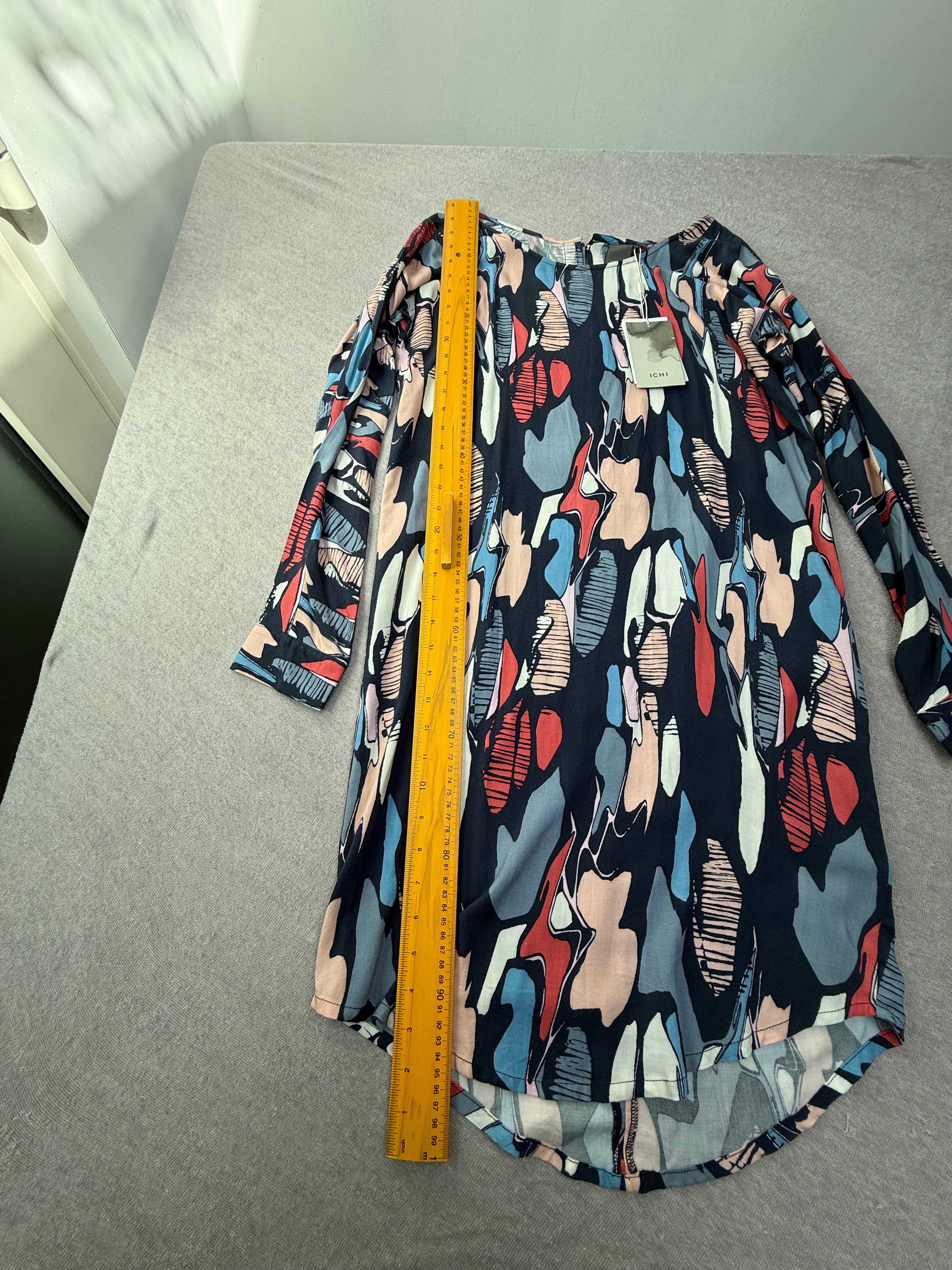 ICHI Jurk maat S Multicolor