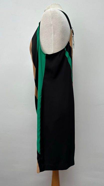 Calvin Klein jurk zwart/groen maat L