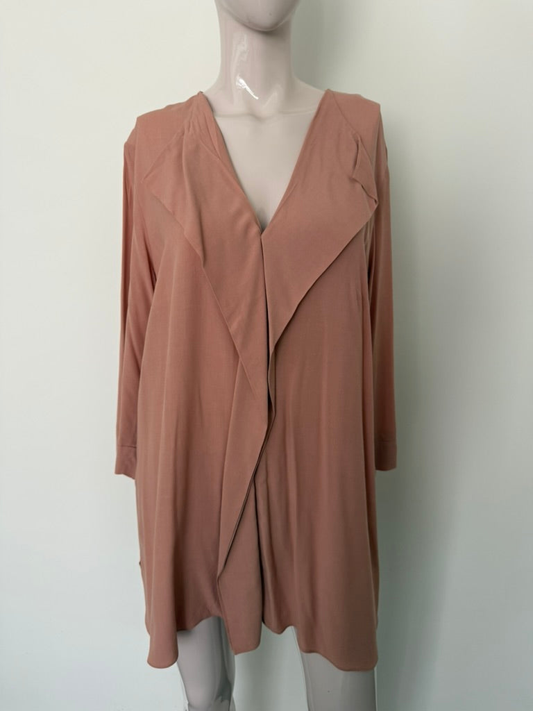 Natan - Blouse - roze, openvallend model, zonder sluiting - XL
