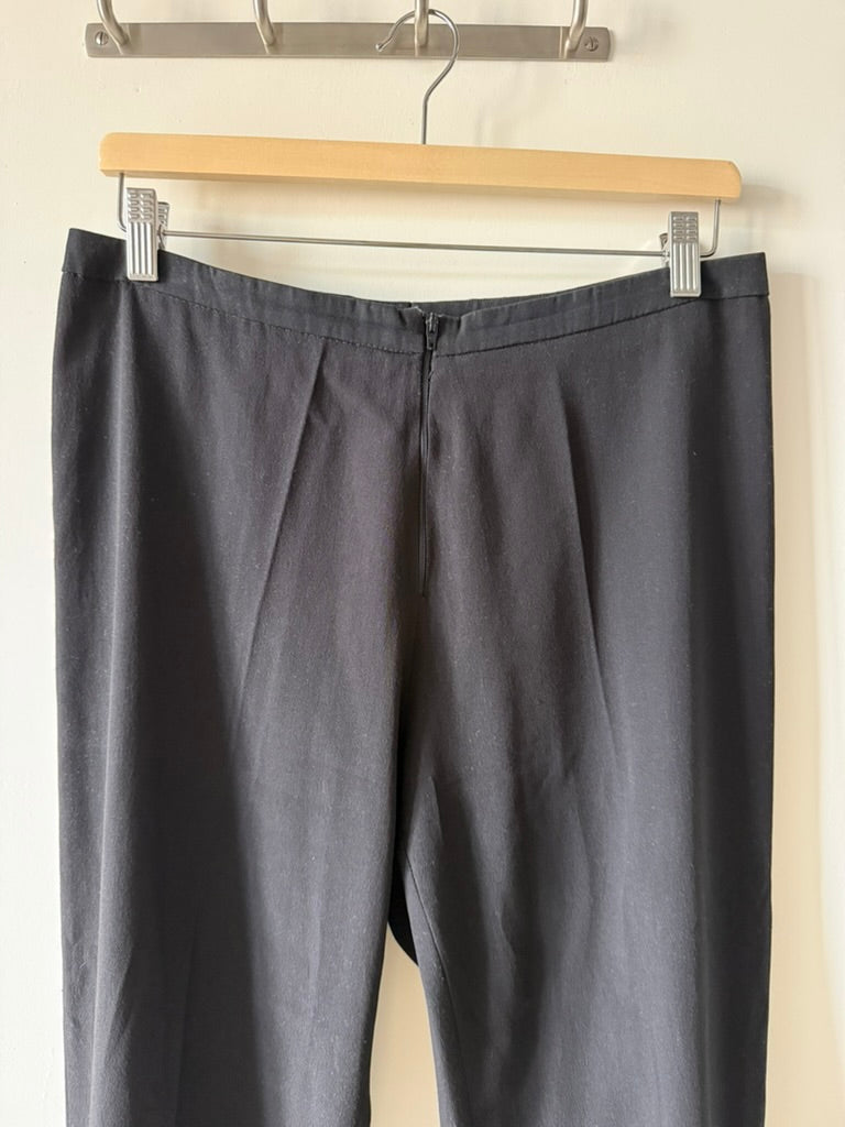 Dries Van Noten - Broek - zwart, hoge taille, rechte pasvorm