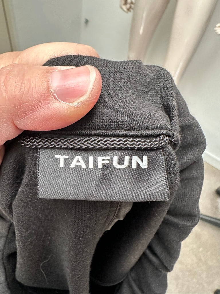 TAIFUN - Jas - zwart, getailleerde pasvorm, knoopsluiting - L