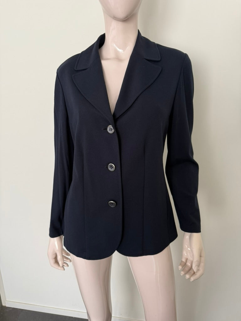 Sommermann - Blazer - donkerblauw, reverskraag, drie knopen - XL