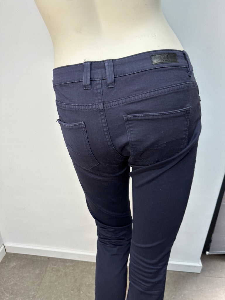Q.S. Broek maat 36-34 donkerblauw