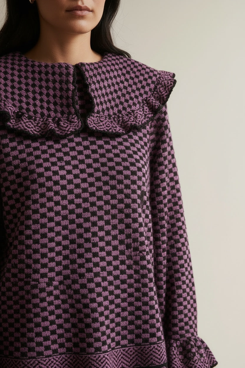 Detail shot of Rough Studios Set maat S/M Roze en zwart