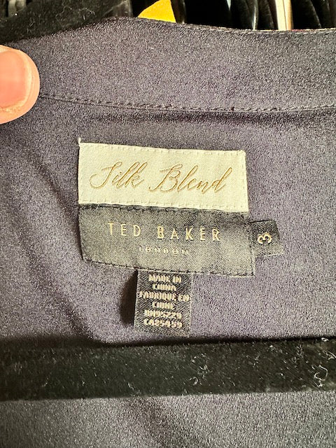 Ted Baker zijden jurk maat 3