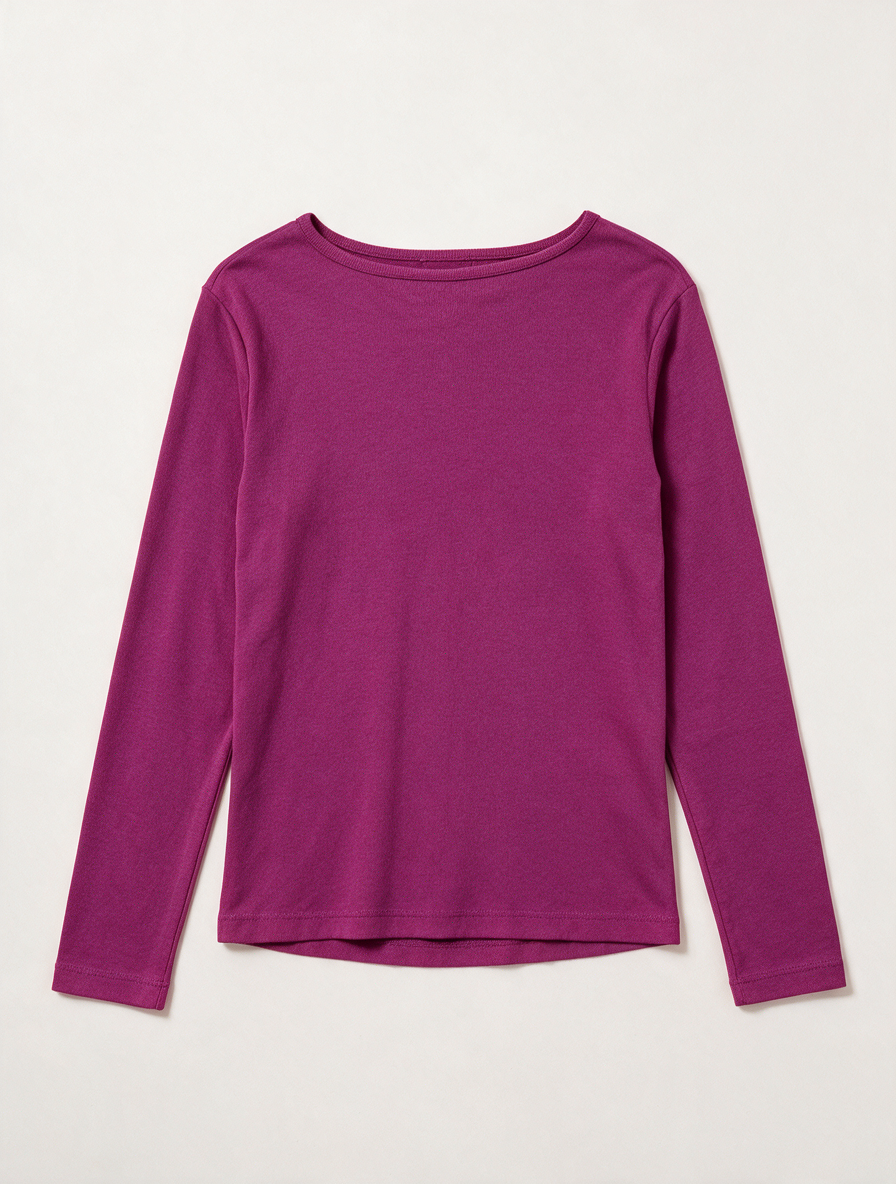 TAIFUN COLLECTION - Vest - paars, V-hals, kanten afwerking - L
