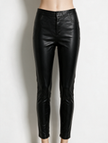 Dante6 - Broek - zwart, lamsleer, slim fit - XS