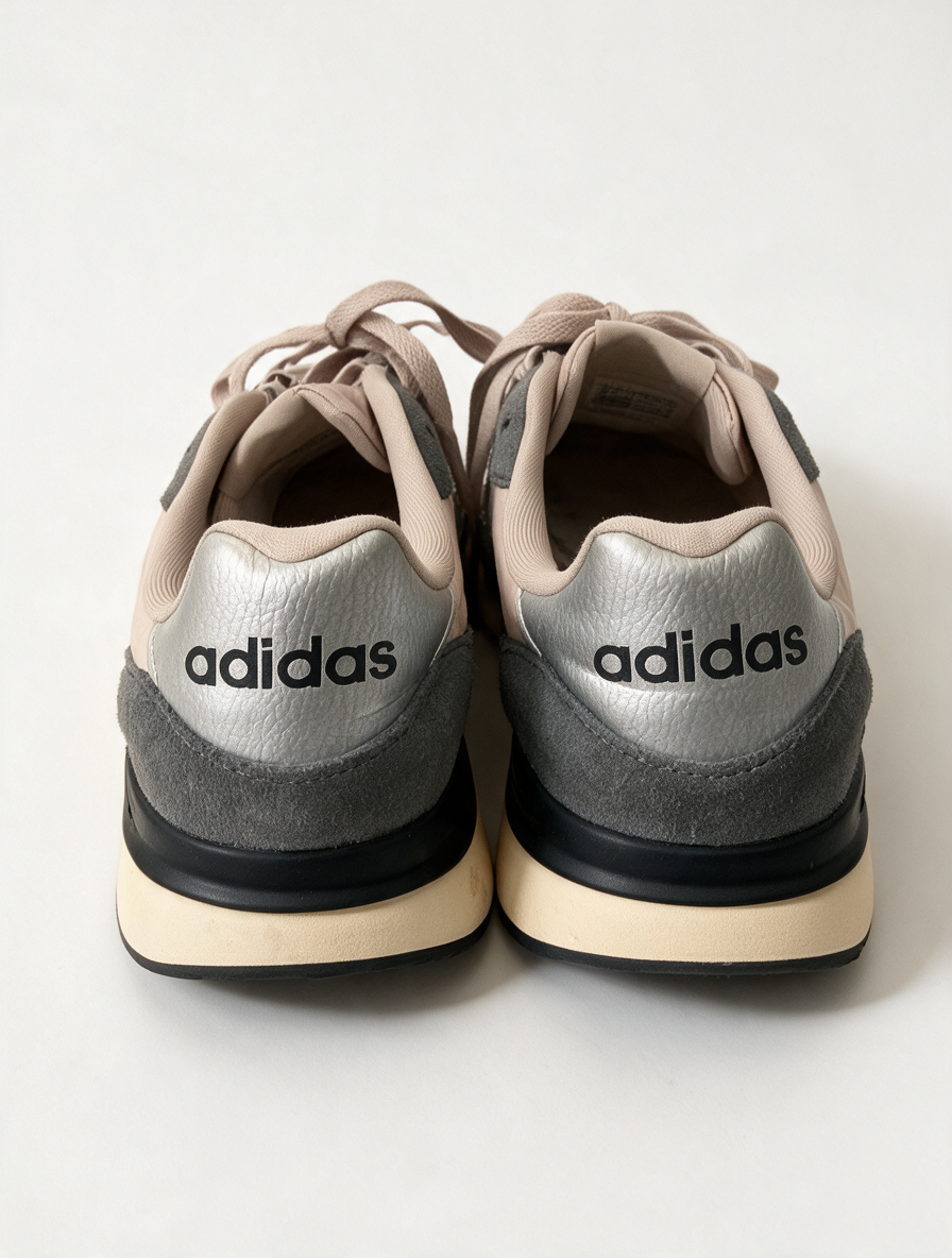 Adidas - Sneakers - lichtroze, suède neus en hiel, vetersluiting