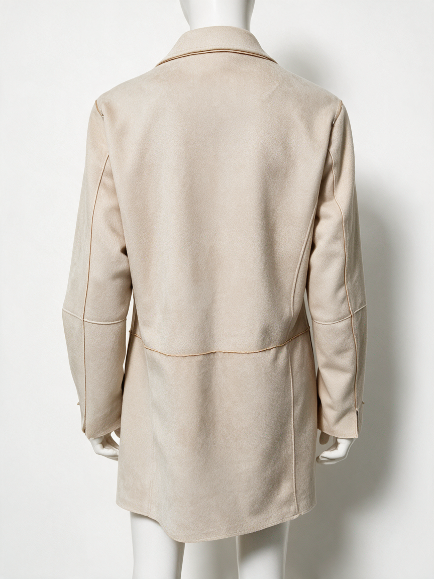 Rinascimento - Jas - beige, 2-knops knoopsluiting, reverskraag
