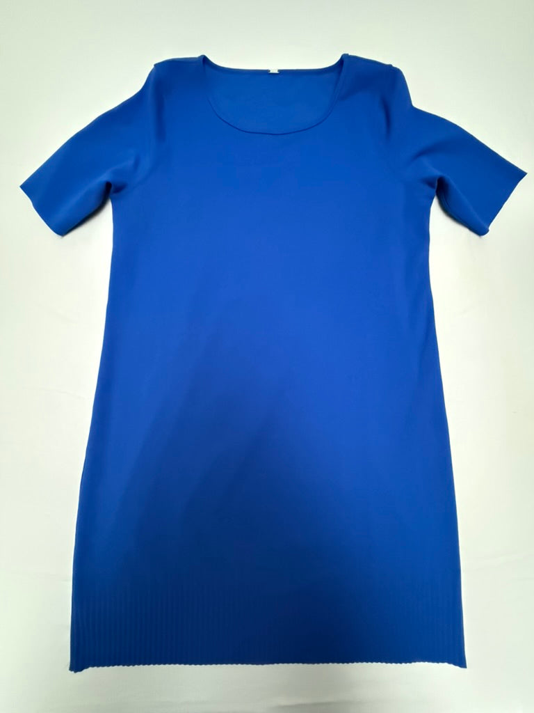 LIZZY & COCO - Jurk - blauw, korte mouw, ronde hals