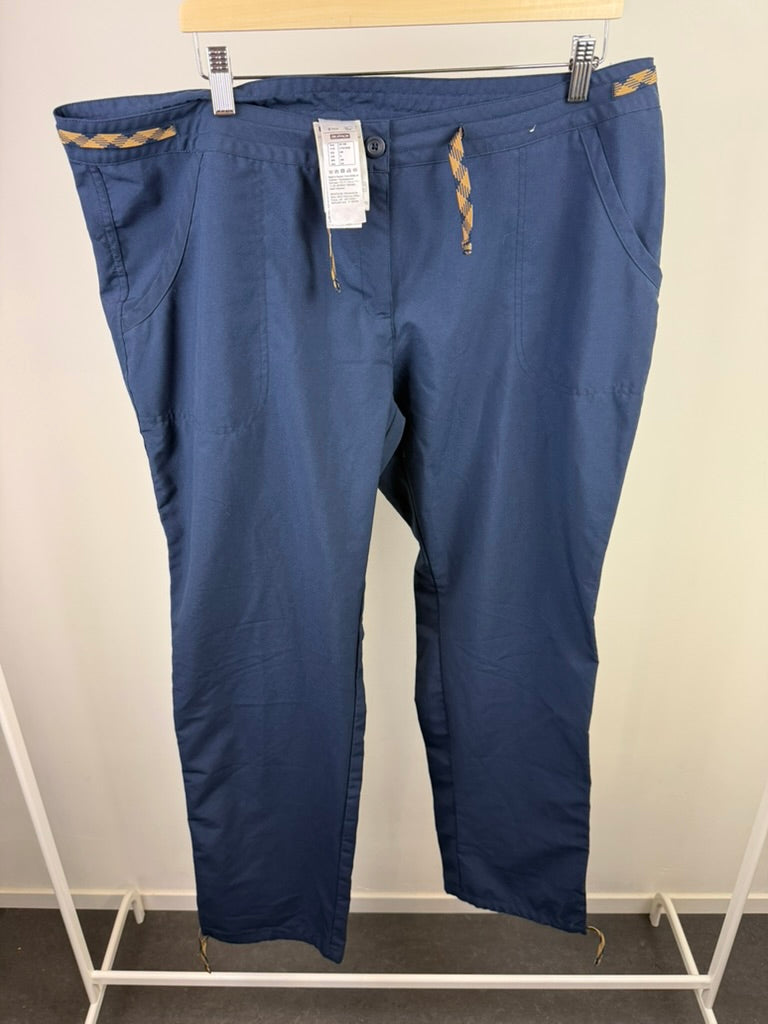 Decathlon - Broek - donkerblauw, rechte pijp, aantrekkoord - XXL