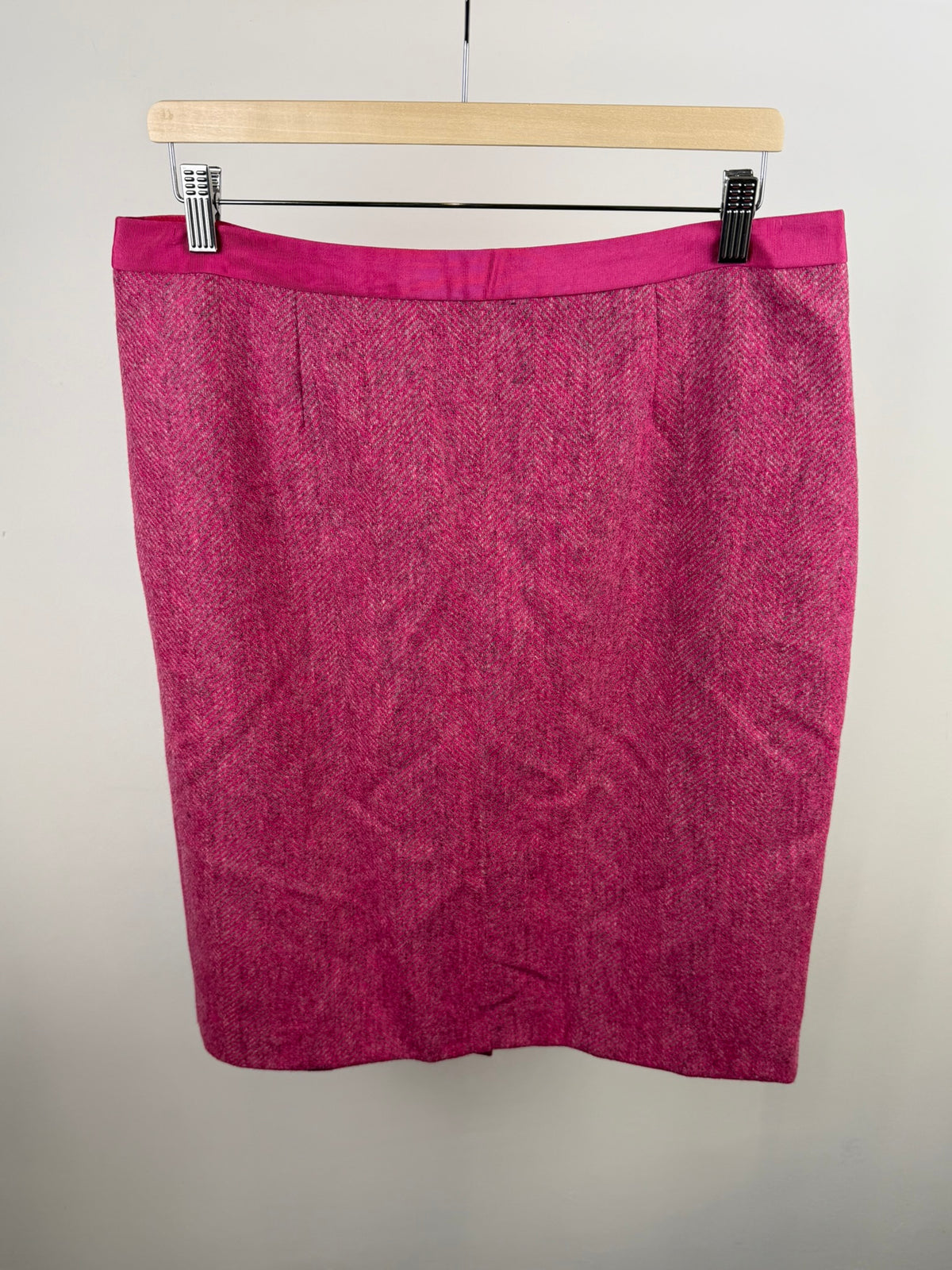 Boden - Rok - roze, kokerrok, visgraatpatroon - XL