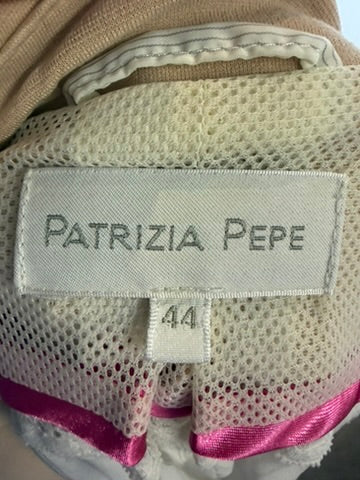 Patrizia Pepe - Blazer - beige, getailleerd, drieknops sluiting - M