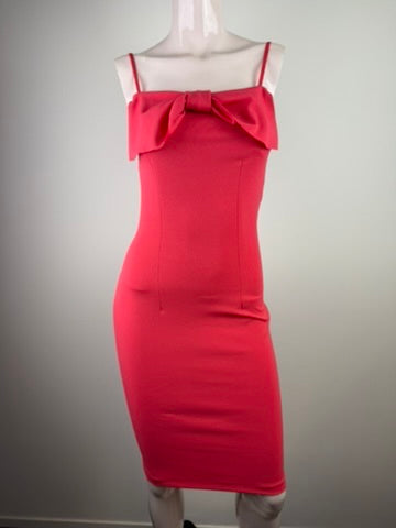 RINASCIMENTO® - Jurk - roze, bodycon, strikdetail - XS