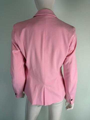 ZARA - Blazer - roze, reverskraag, 1-knoopsluiting - S