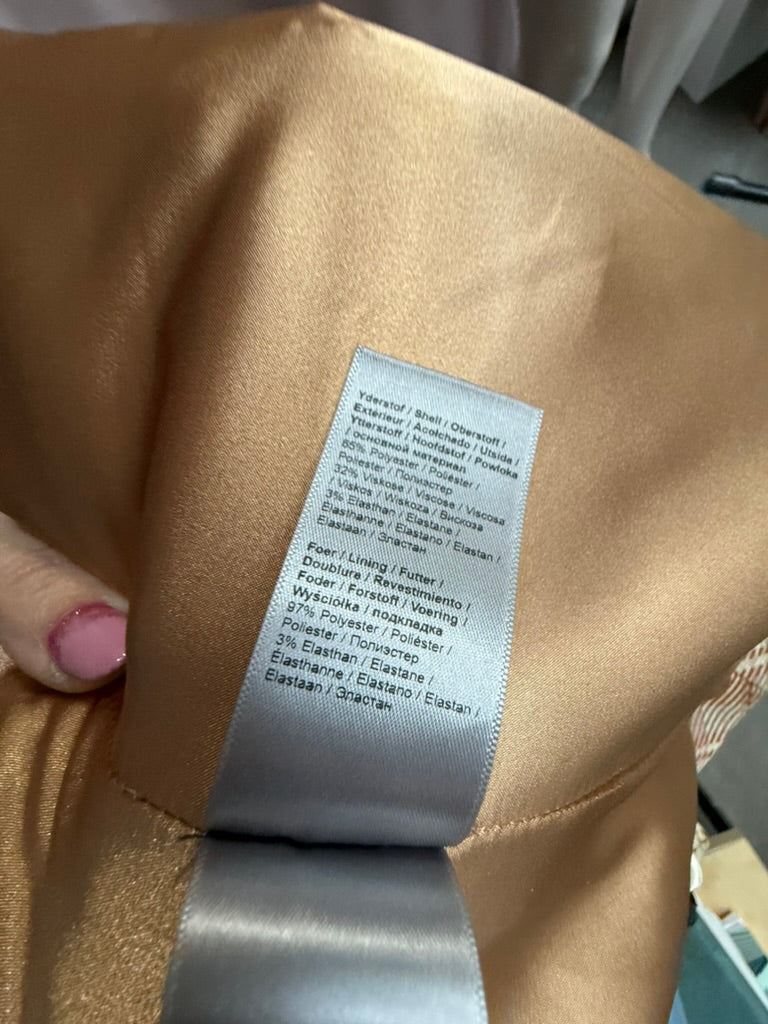 MOS MOSH - Blazer - geruit, bruin/beige/groen/wit, getailleerde pasvorm - M